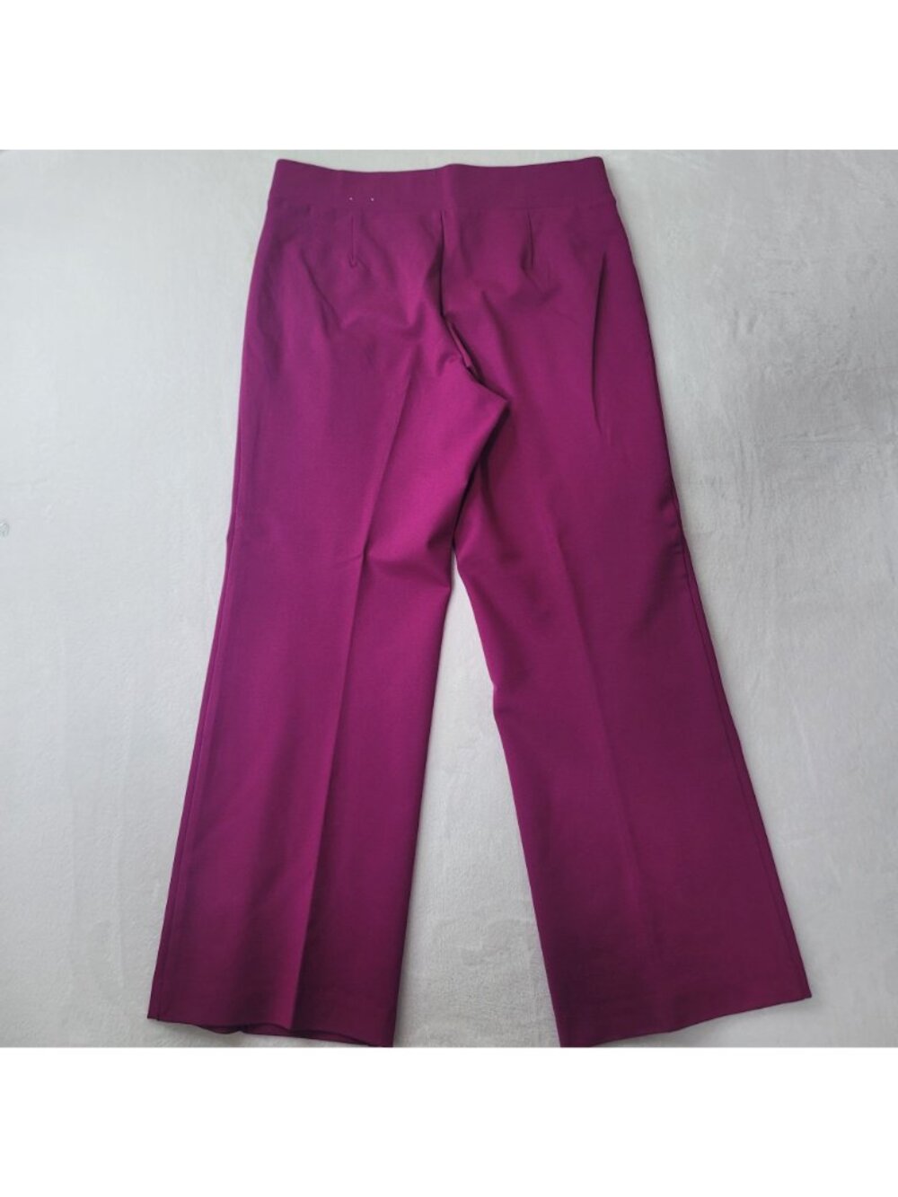 Anne Klein Women's Magenta Wide-Leg Dress Pants Size L NWT - Picture 2 of 11